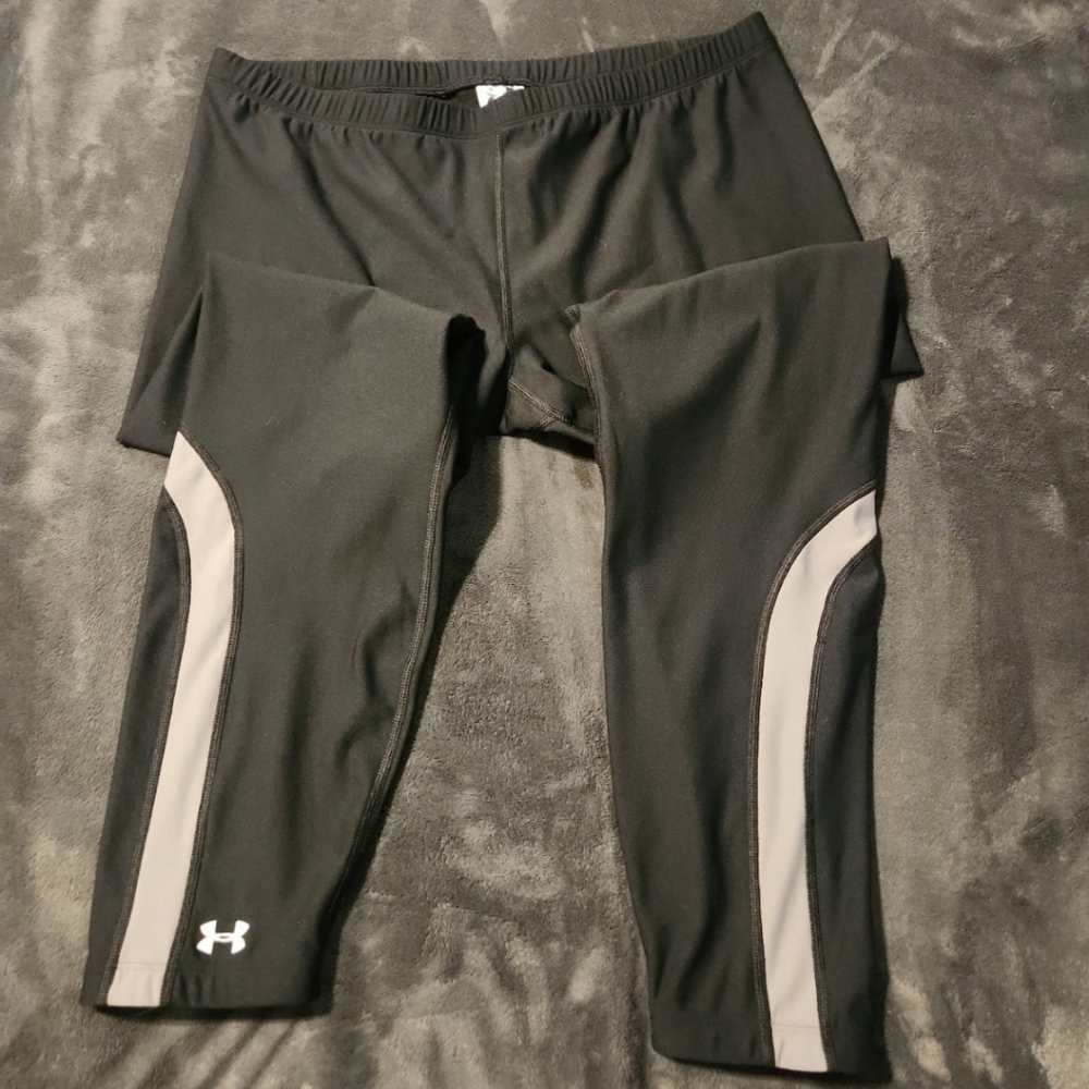 Under Armour Black and Gray Leggings